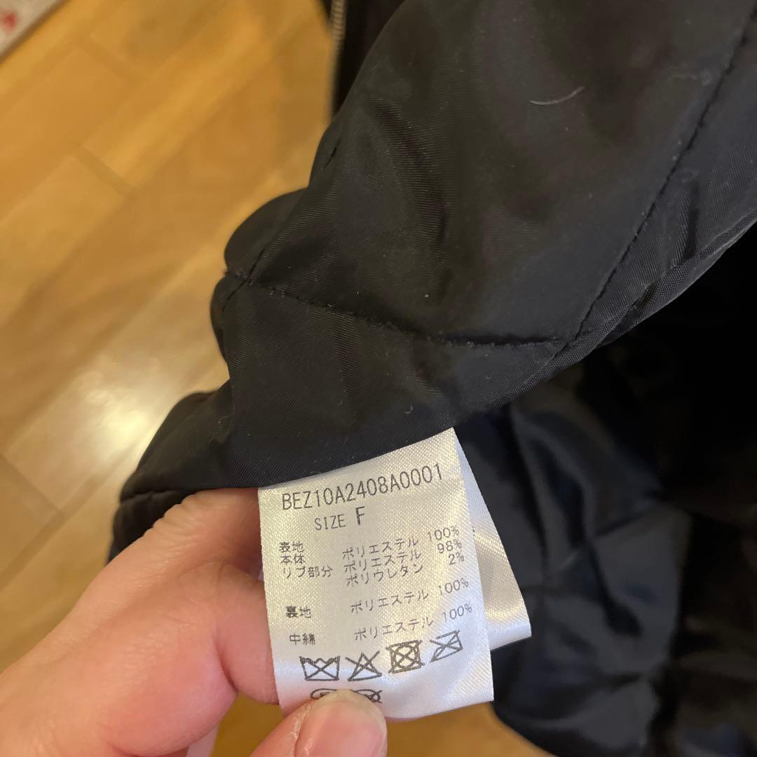 BEARDSLEY 中綿BIGポンチョコート ブラック 　¥35200 正規品