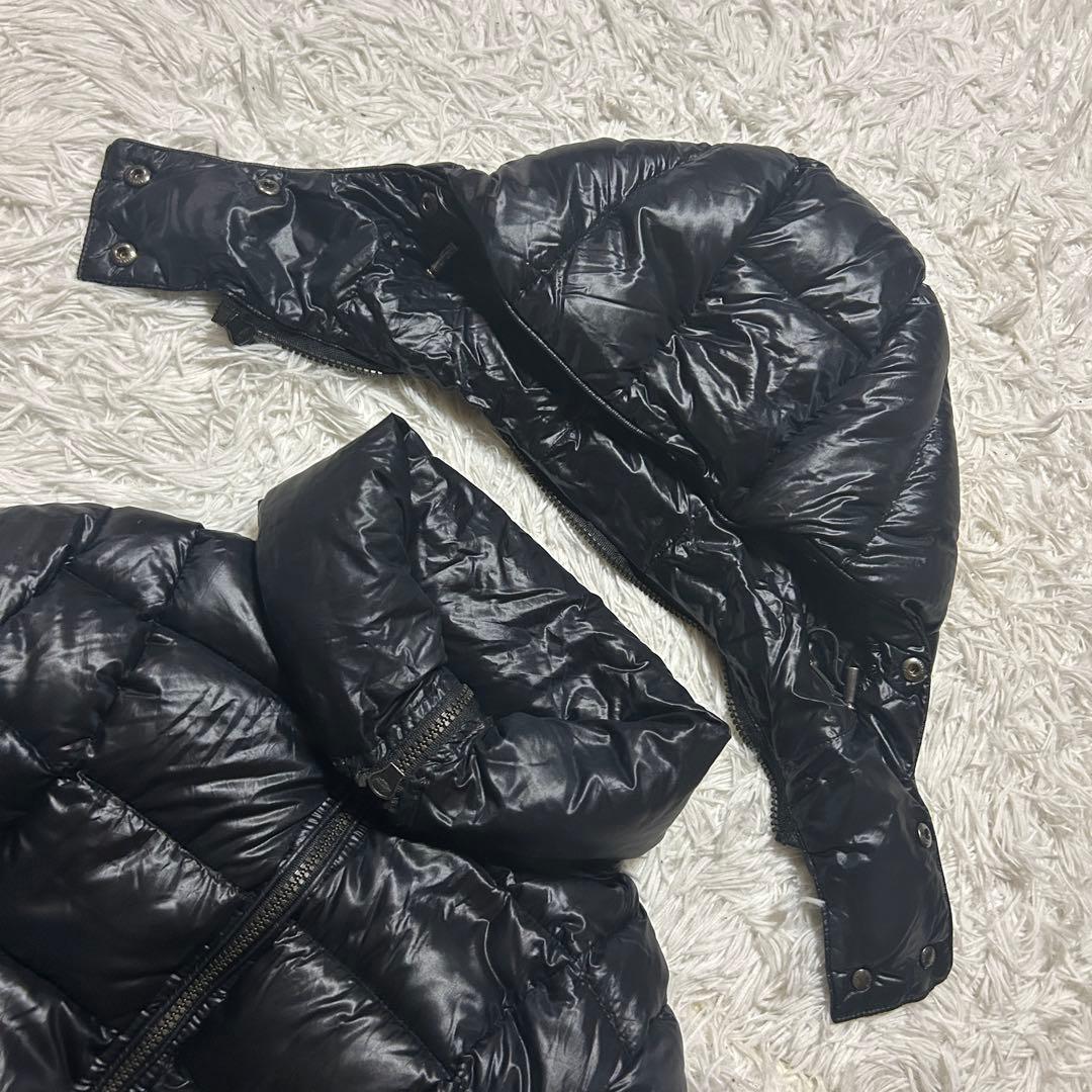 【】TATRAS タトラス ロングダウンジャケット ナイロン ラクーンファー