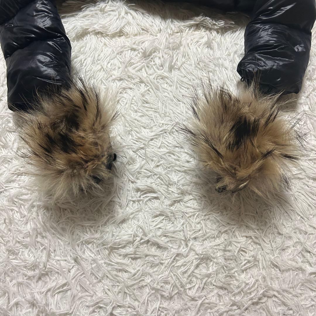 【】TATRAS タトラス ロングダウンジャケット ナイロン ラクーンファー