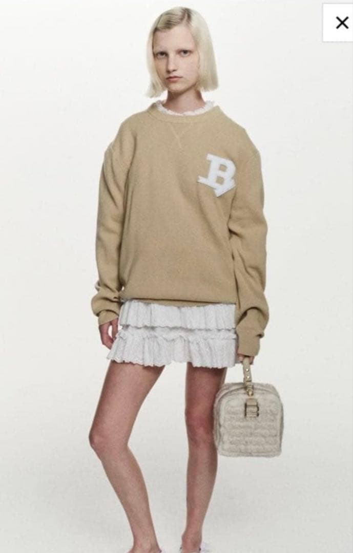 bibiy B. CLUB KNIT セーター ベージュ