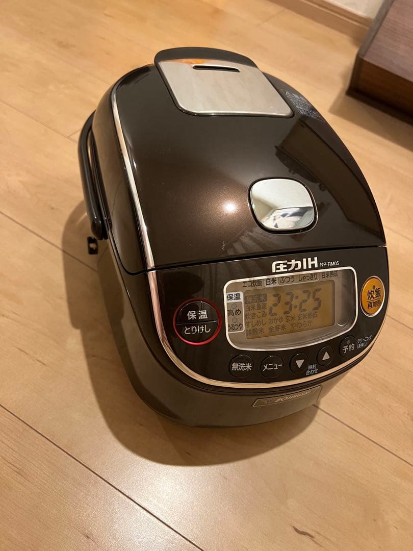 象印炊飯器 3合 極め炊き 圧力IHタイプ 日本製ブラウン NP-RM05-TA