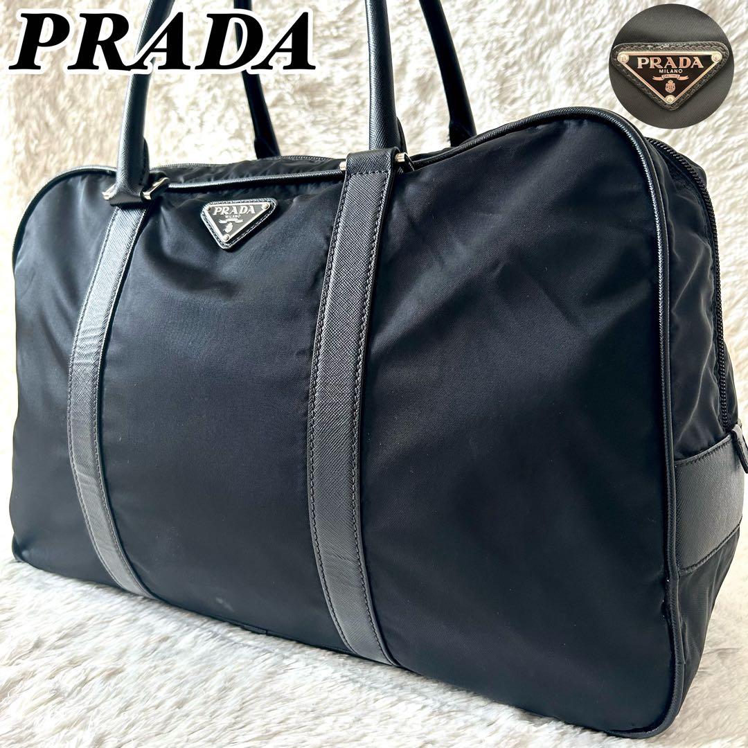 美品✨PRADA プラダ ビジネスバッグ 三角ロゴ　ブリーフケース ナイロン
