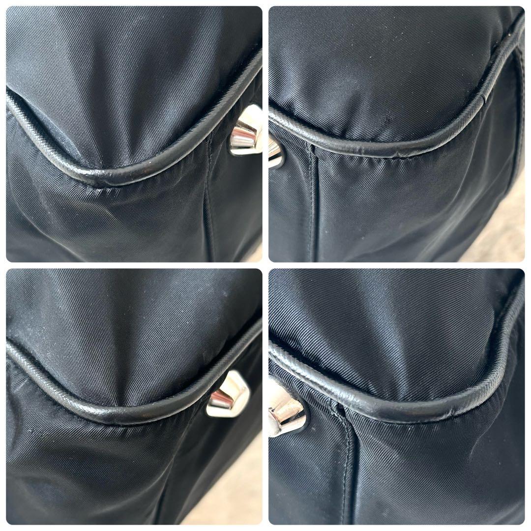 美品✨PRADA プラダ ビジネスバッグ 三角ロゴ　ブリーフケース ナイロン