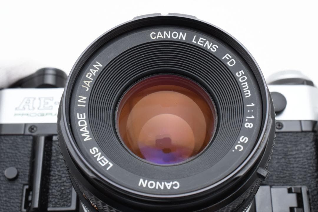 【美品】 Canon AE-1 Program + 50mm f1.8 s.c