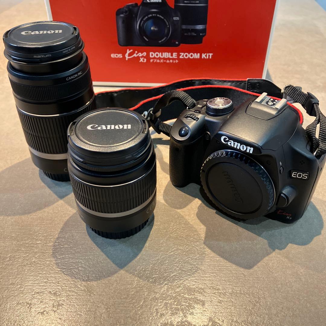 Canon EOS Kiss X3 ダブルズームキット付属品完備⭐️掃除用具セット