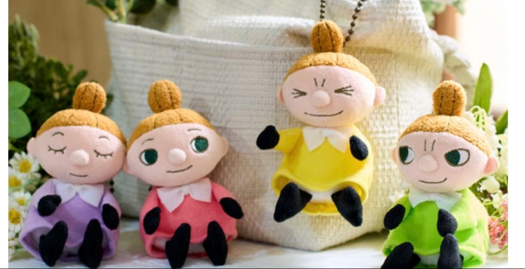 ムーミンショップ限定 いちごのようなリトルミィ きょうだいたち マスコット