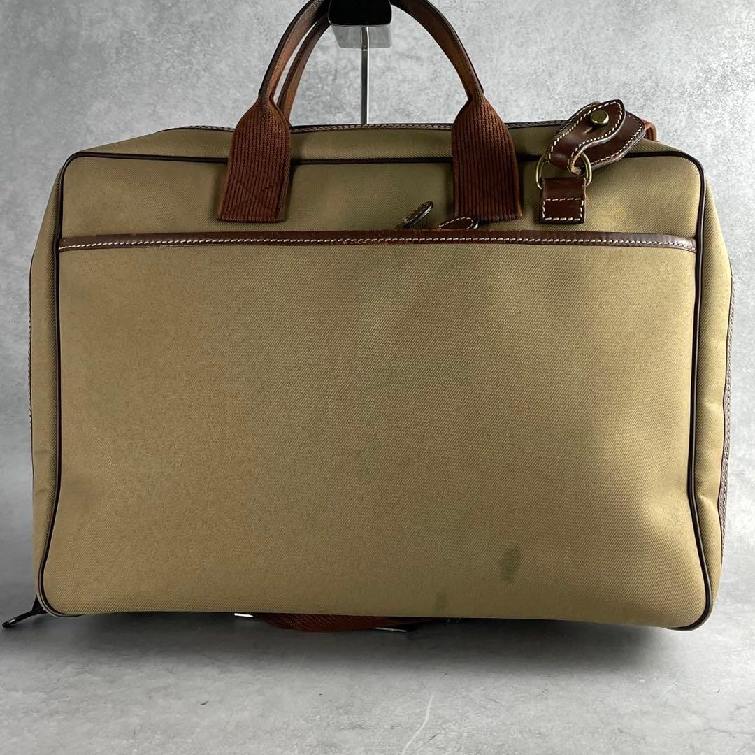 ハンティングワールド　バック　キャンバス　レザー　ロゴ　2way ショルダー