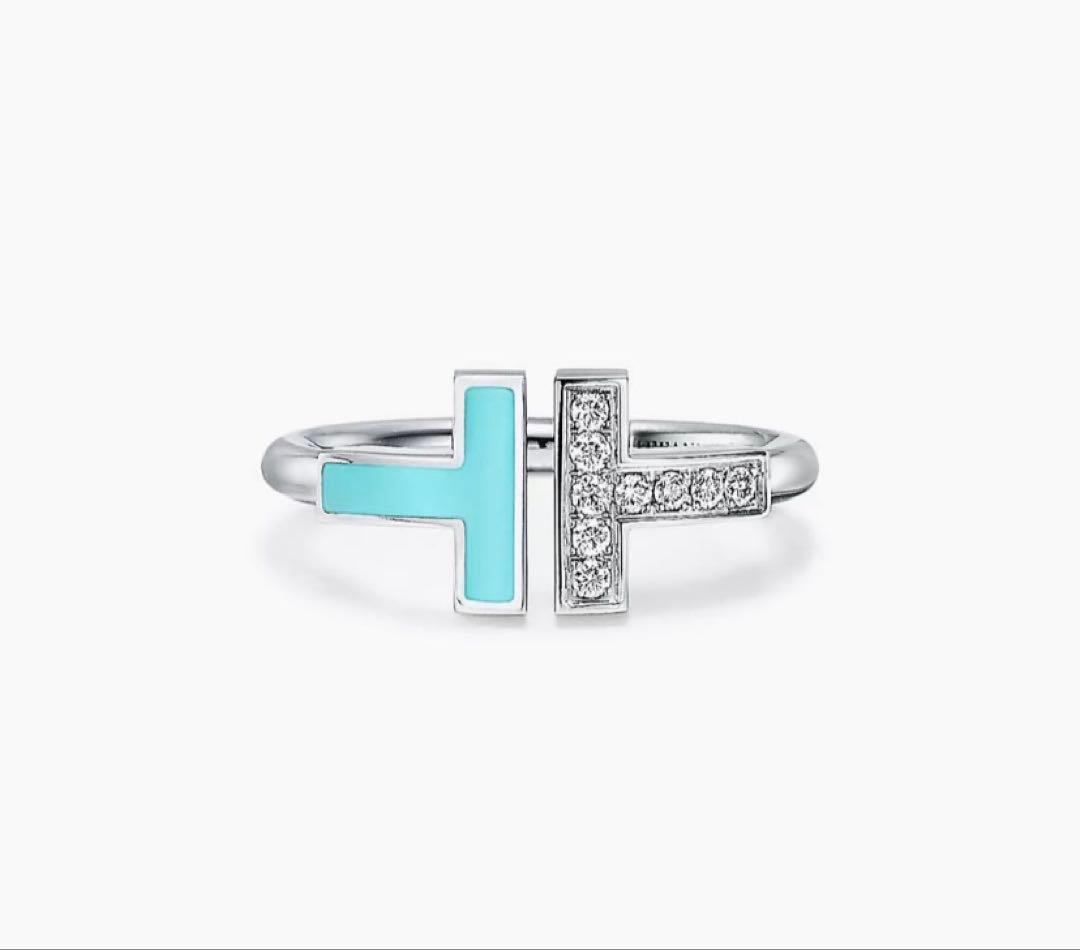新品同様Tiffany & Co.ターコイズワイヤーリング