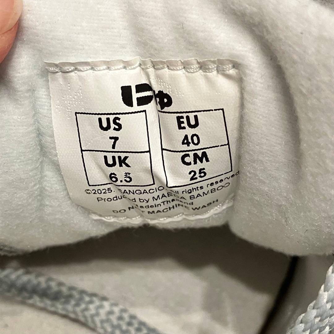 SANGACIO にゅ～ず STEEL BLUE スニーカー 25cm