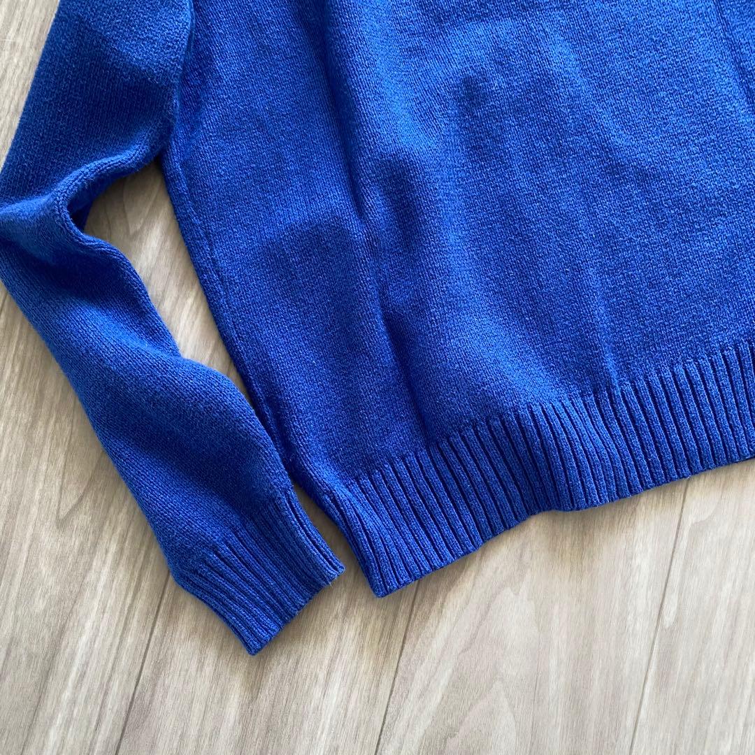 POLO ベア　ニット　メンズ　M 近年モデル　ネイビーブルー