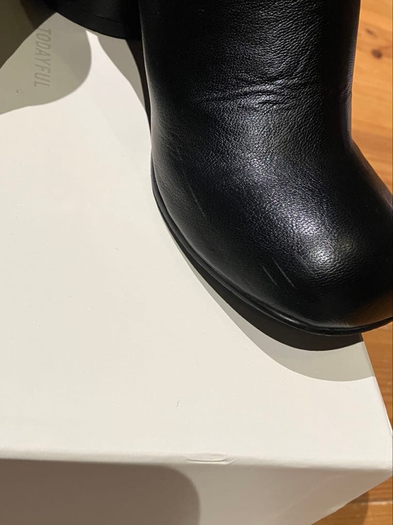 todayful Chunky Heel Sabot ブラック　36