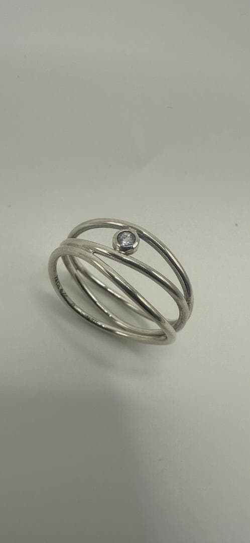 Tiffany　ダイヤモンド リング シルバー 925 約14号