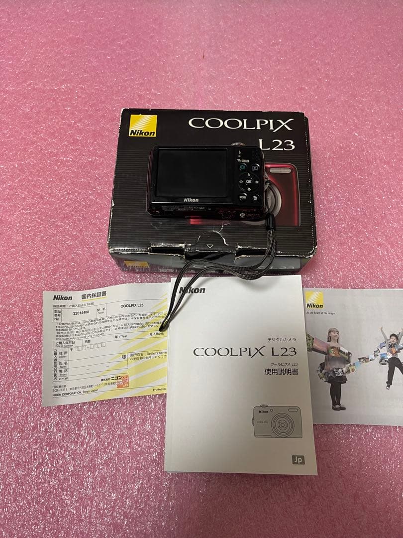 Nikon COOLPIX L23 レッド（単三２本）