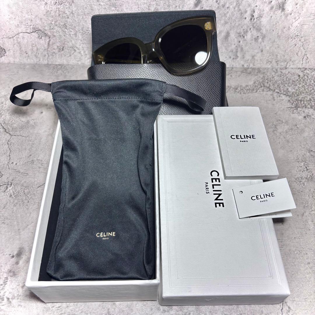 【S.Y！】セリーヌ サングラス クリア ニューオードリー オリーブ