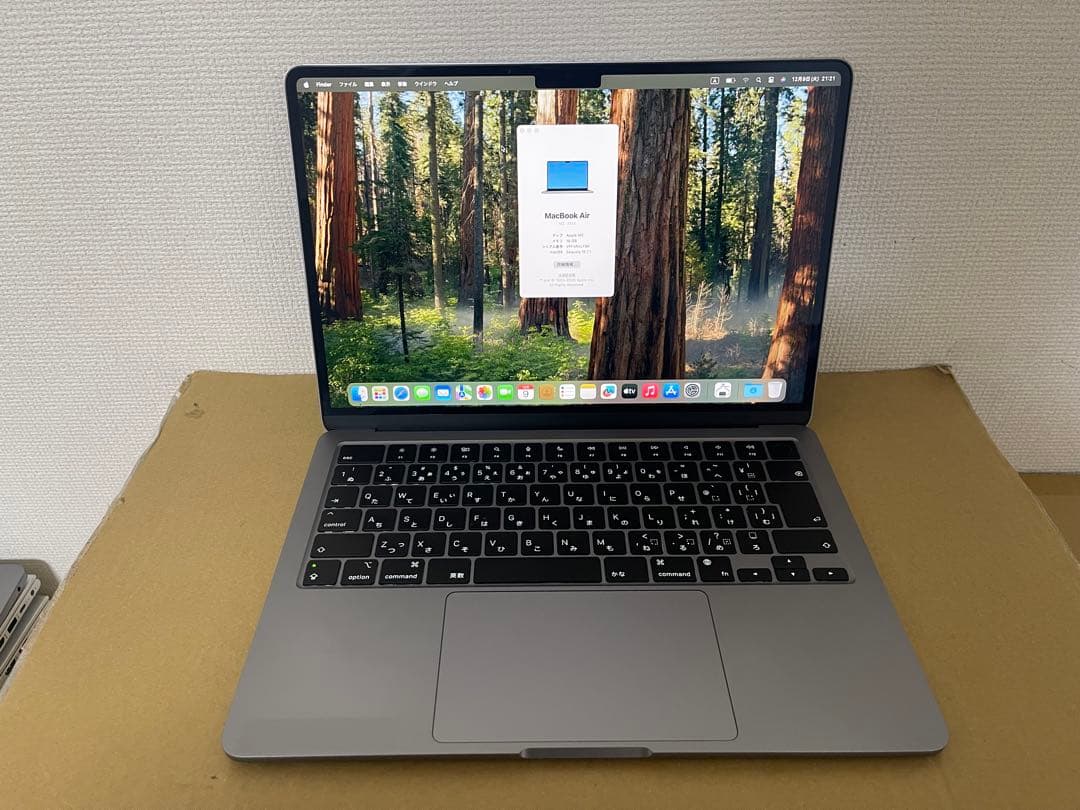美品Macbook Air M2 16GB 512GB バッテリー90%