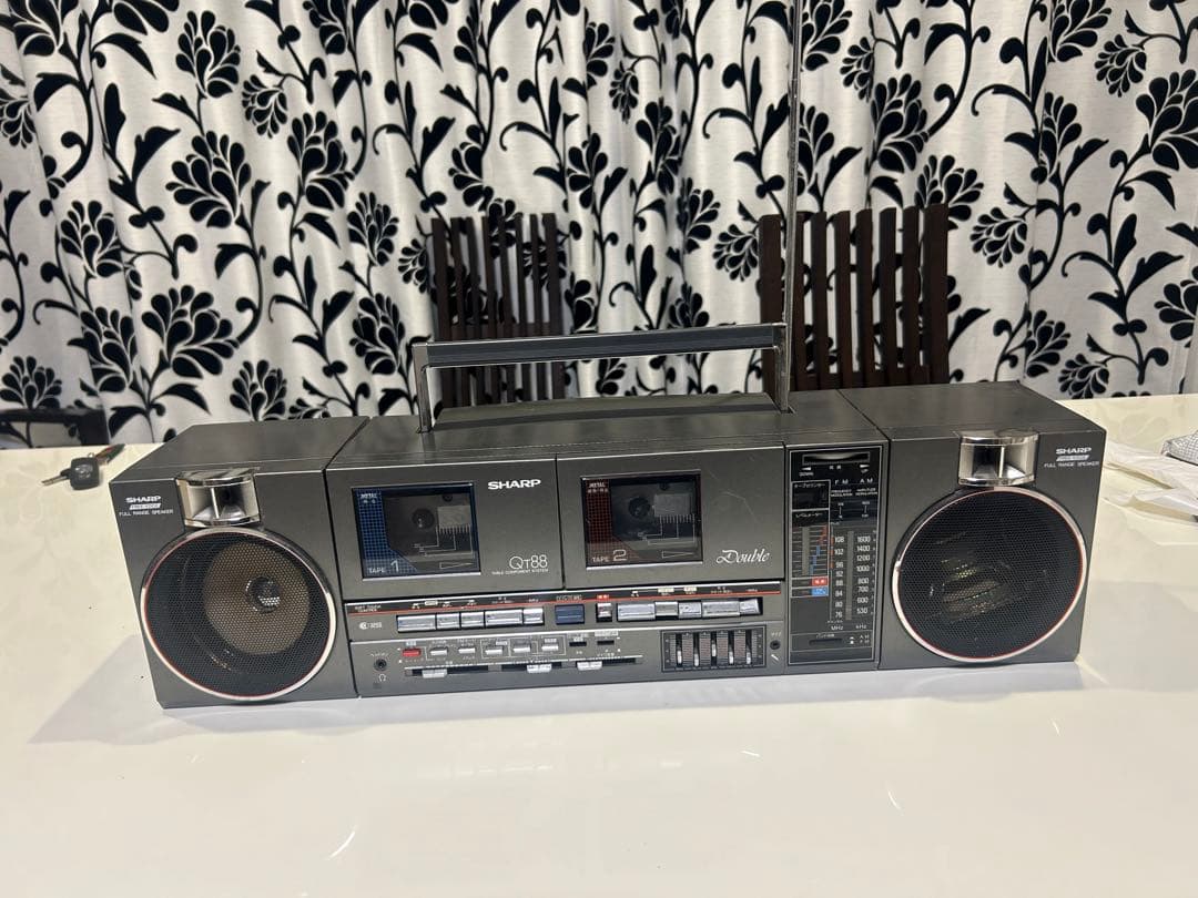 SHARP Q38 Double ラジオ・ラジカセ ジャンク