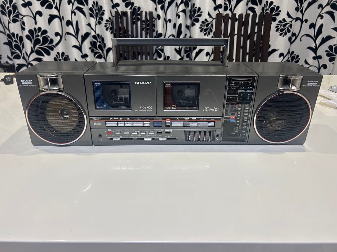 SHARP Q38 Double ラジオ・ラジカセ ジャンク