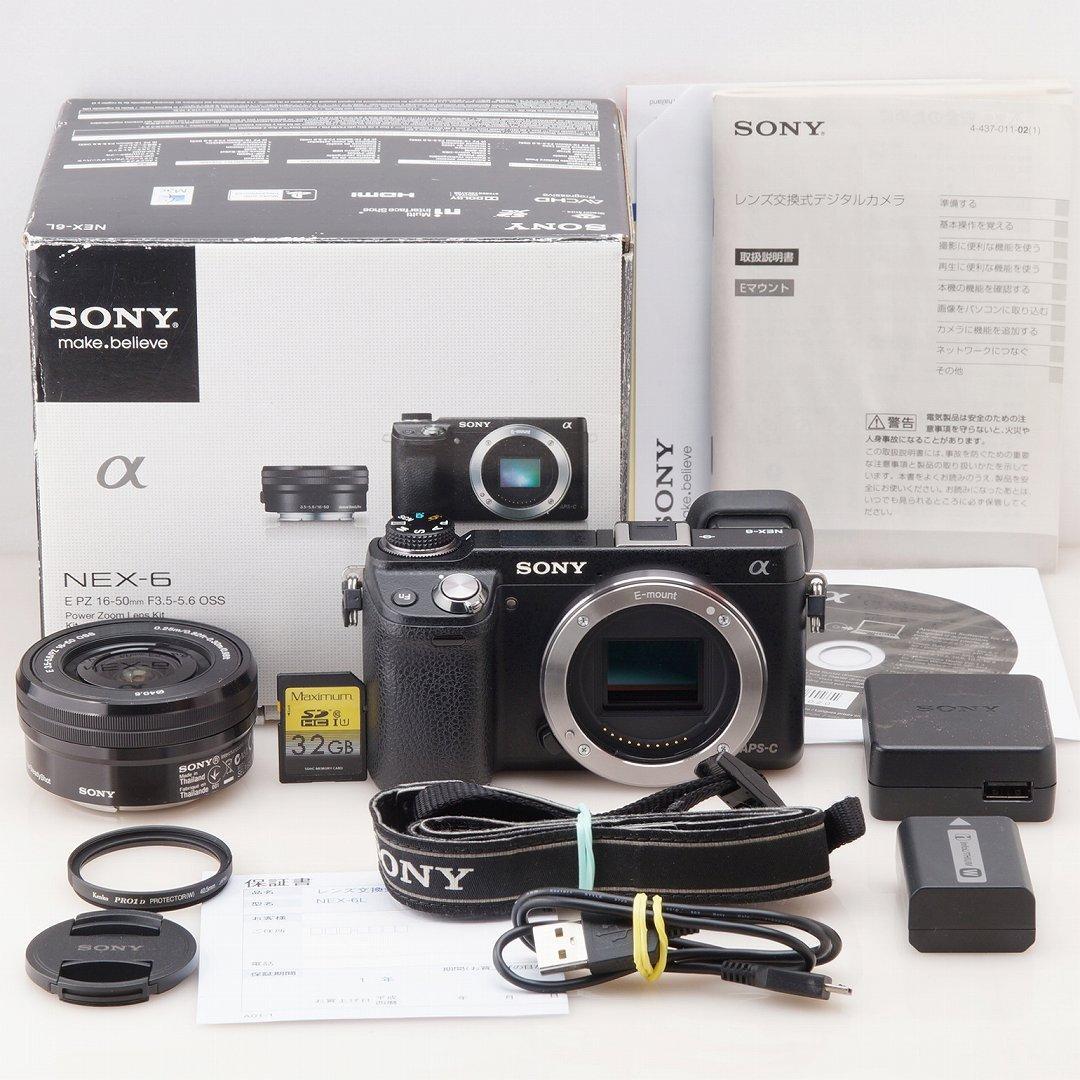 Wi-Fi★SONY NEX-6 欠品なし★EVF ミラーレス一眼 ズームレンズ