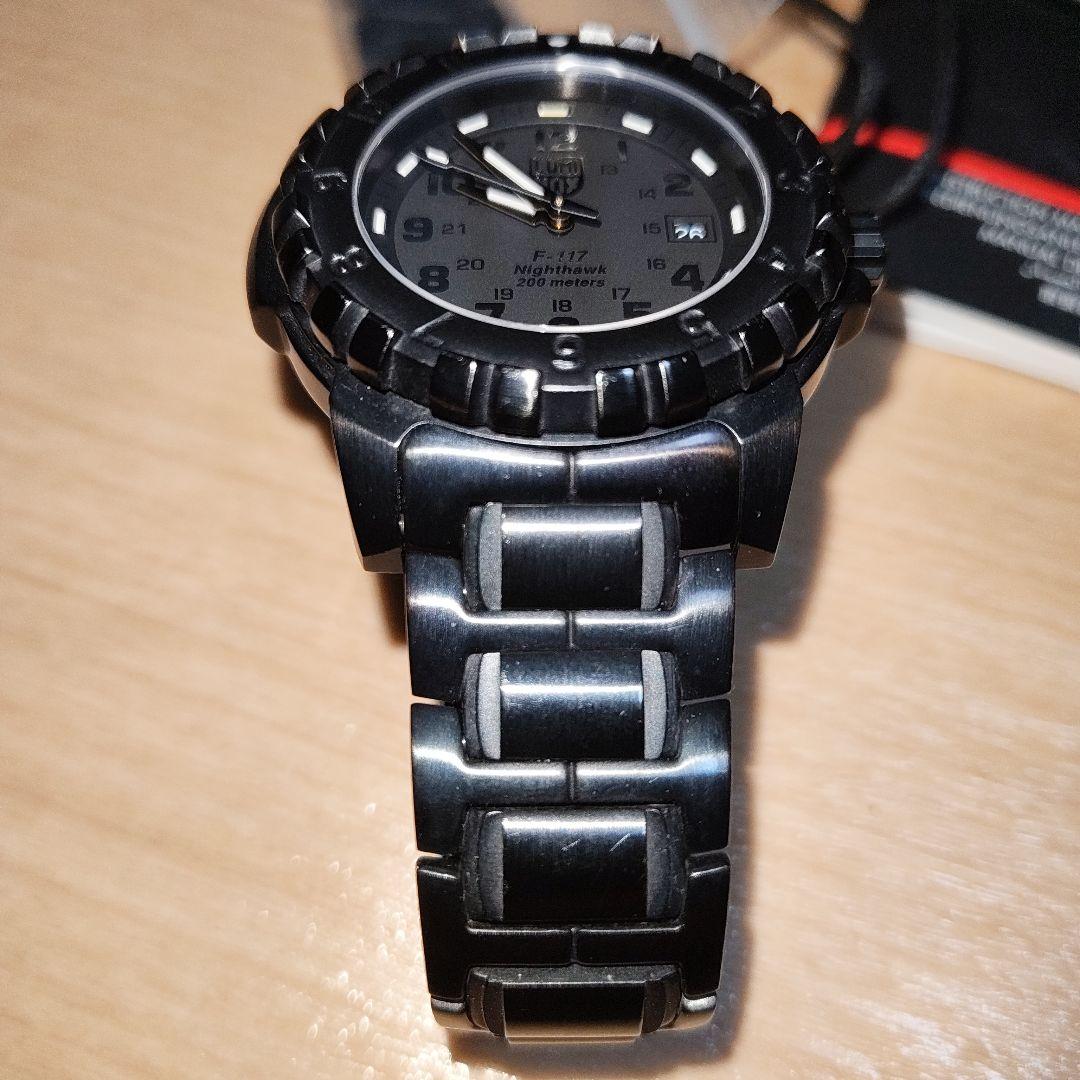 美品　Luminox F-117 ナイトホーク ブラック 時計