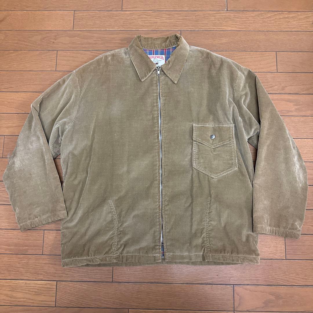 BIRDWELL コーデュロイジャケット ベージュ Lサイズ USA製