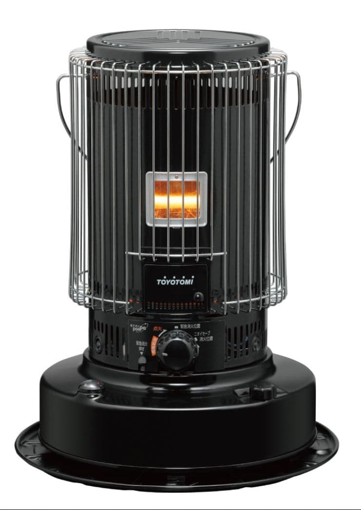 トヨトミ　石油ストーブ　TOYOTOMI KS-67H ブラック