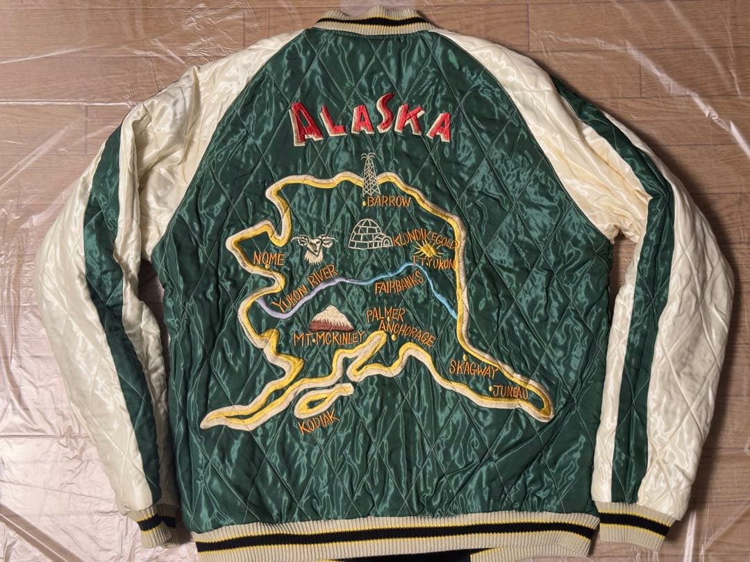 2022年秋冬 テーラー東洋 スカジャン 別珍 白熊 アラスカ