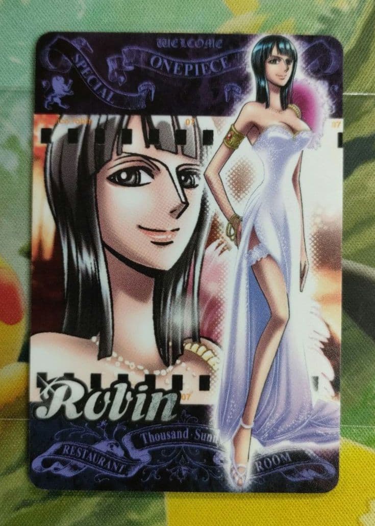 ワンピース　スペシャルパーティー　グミカード　ロビン