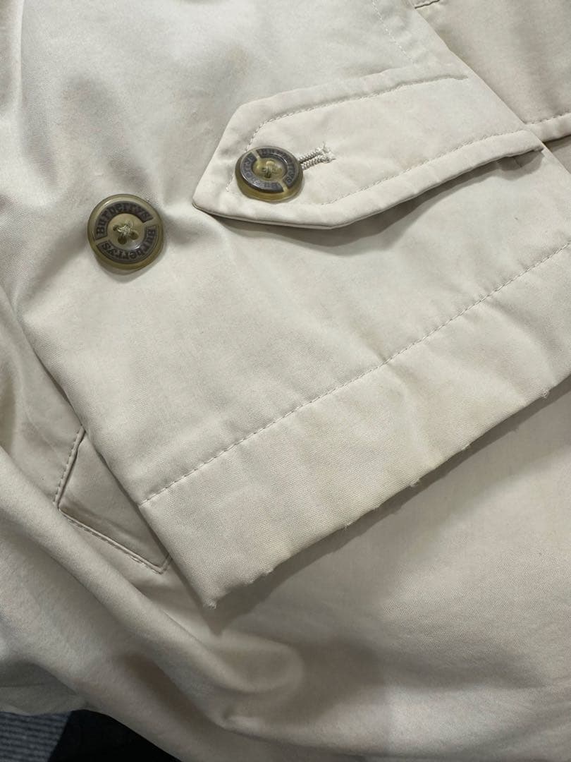 Burberry フード付きモッズコート ベージュ