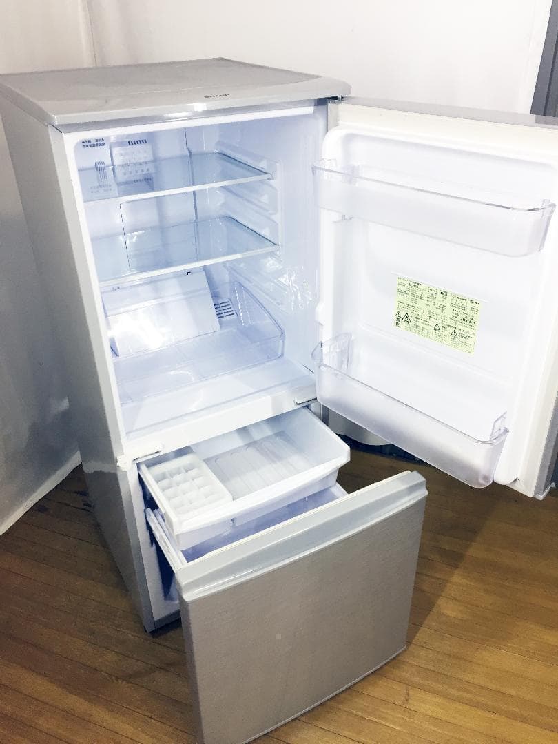 30日迄◆送料無料◆★SHARP 137L 冷蔵庫【SJ-14Y-S】◆◆◆