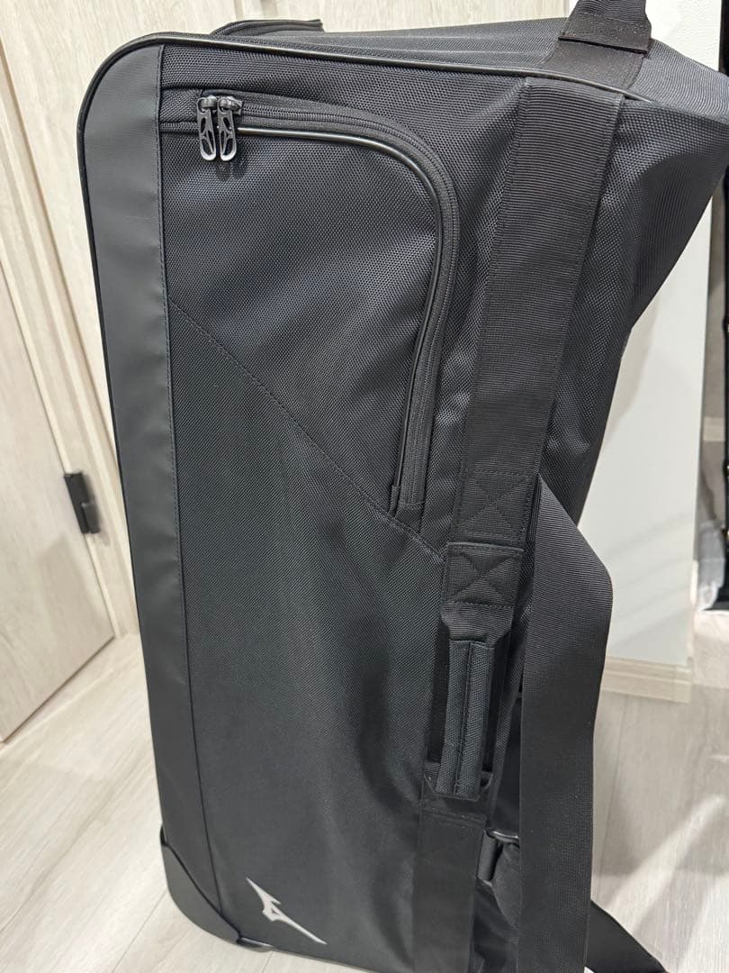 【中古品】ミズノ　キャスター付き　スポーツバッグ　野球