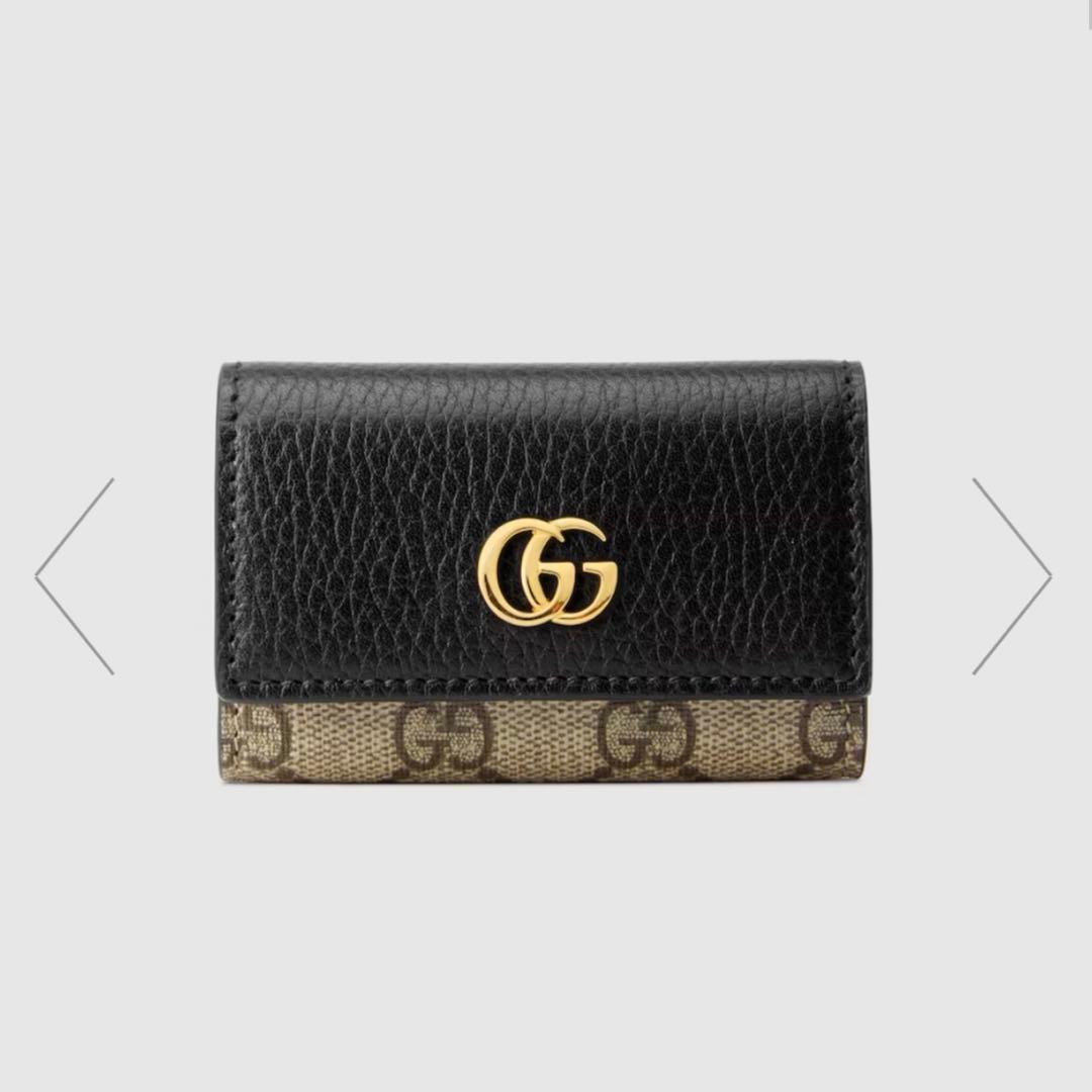 GUCCIダブルGバイカラーキーケース グッチ