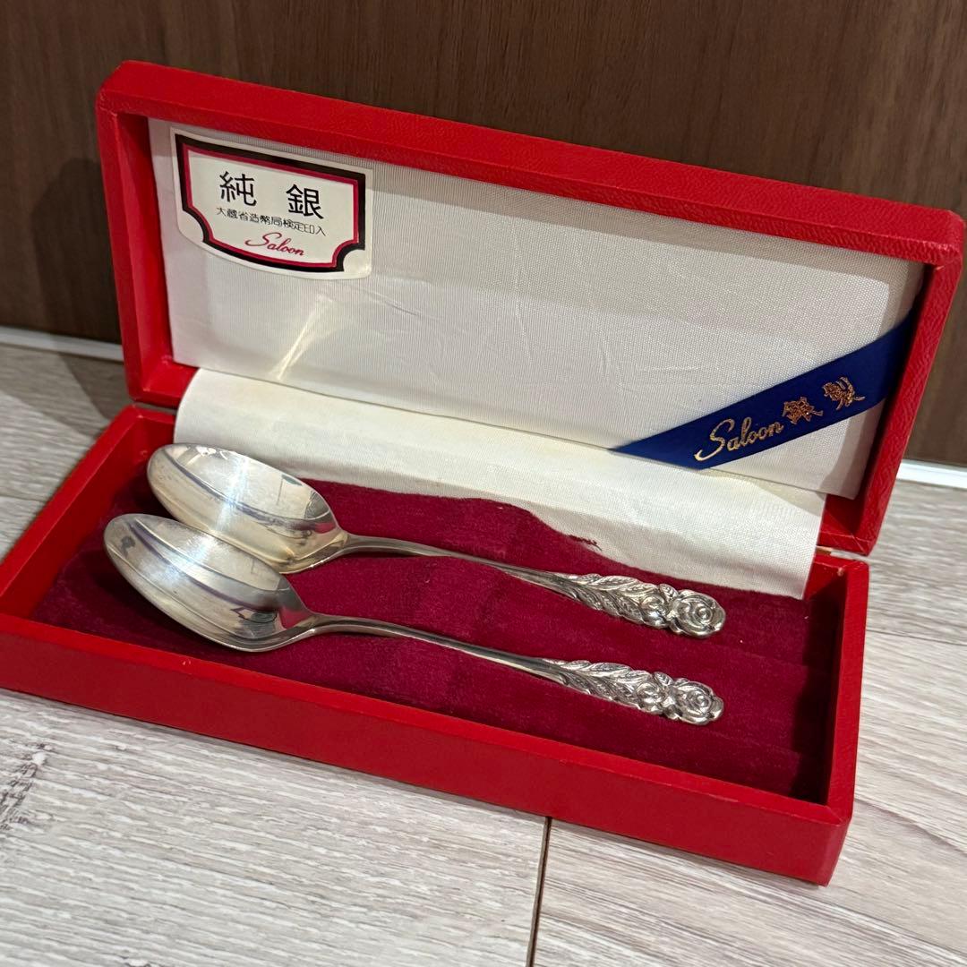 新品未使用 三越 純銀 SILVER950 ティースプーン シルバー