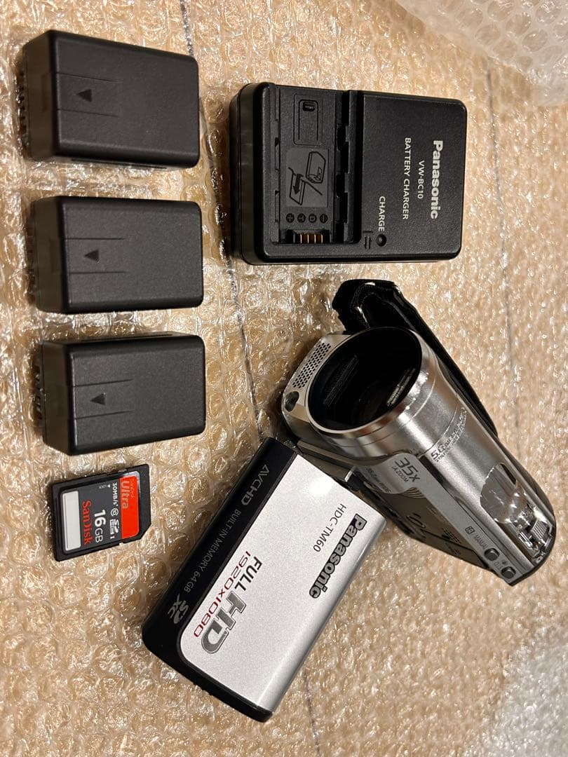 Panasonic ビデオカメラ HDC-TM60 パナソニック　ビデオ　動作品