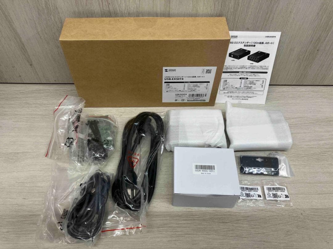 【未使用品】USB2.0エクステンダー　USB-EXSET4