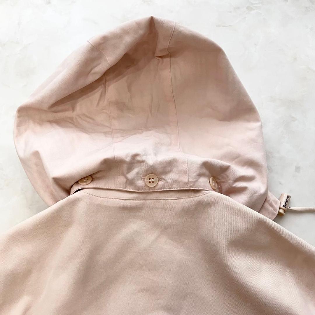 SSR希少 バーバリーズ　ブルゾン　ライトアウター　ピンク　ノバチェック　L