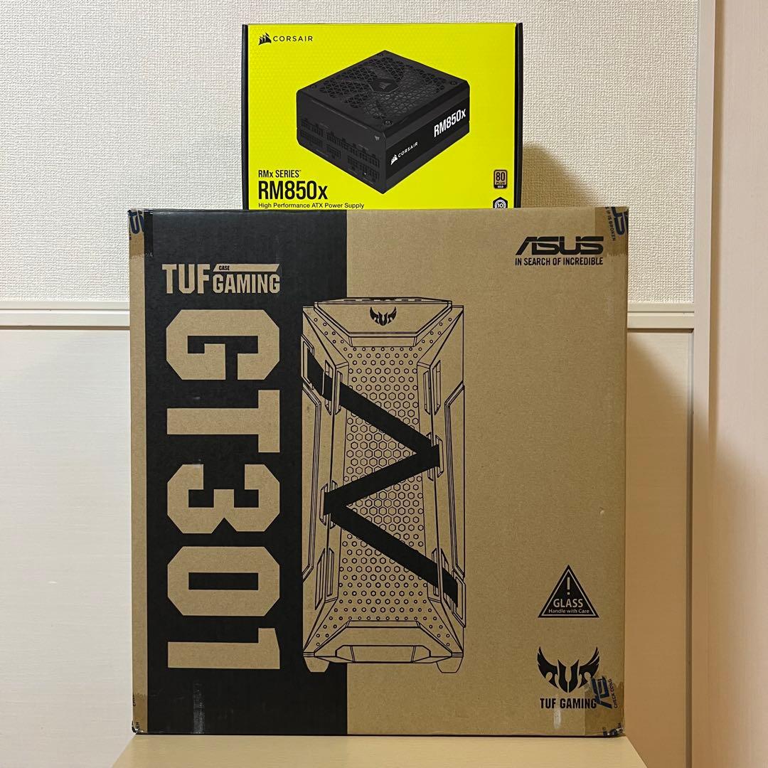 ASUS GT301 ケース & CORSAIR RM850x セット