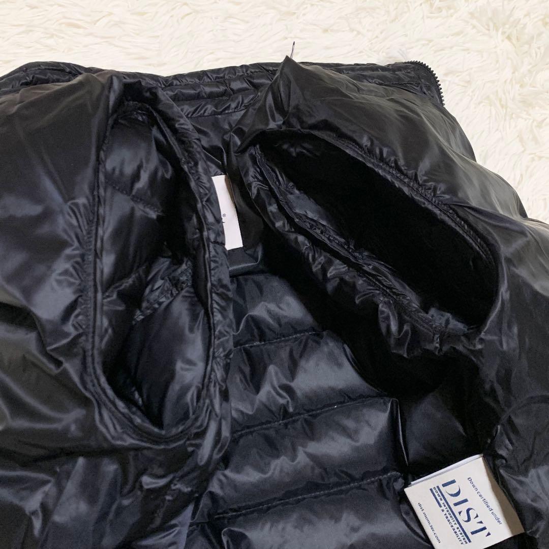 【未使用に近い】モンクレール ライトダウン AGAY ロゴワッペン ブラック0