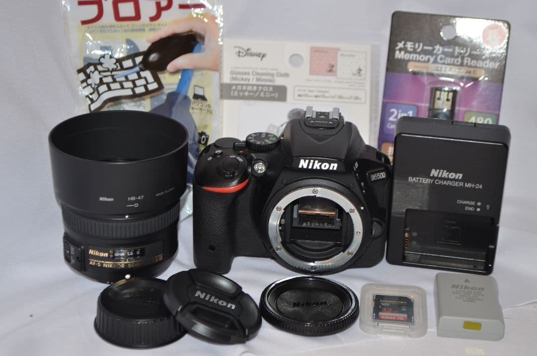 ​♥美品♥Nikon D5500◆タッチパネル＆自撮りOK　ボディ