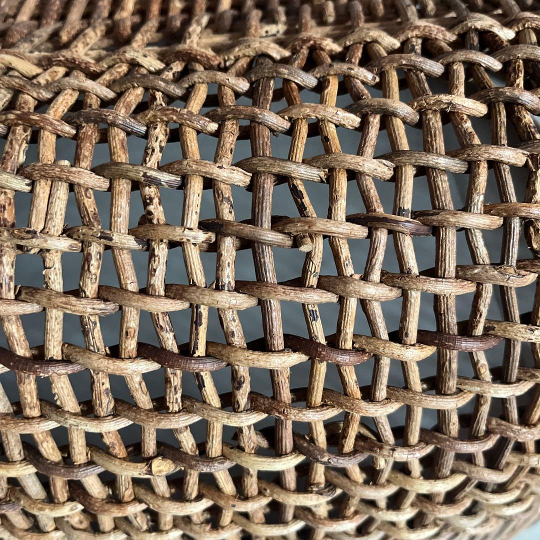 あけびバスケット　かご　スクエア籠　おしゃれ　収納　インテリア小物入れ　天然素材