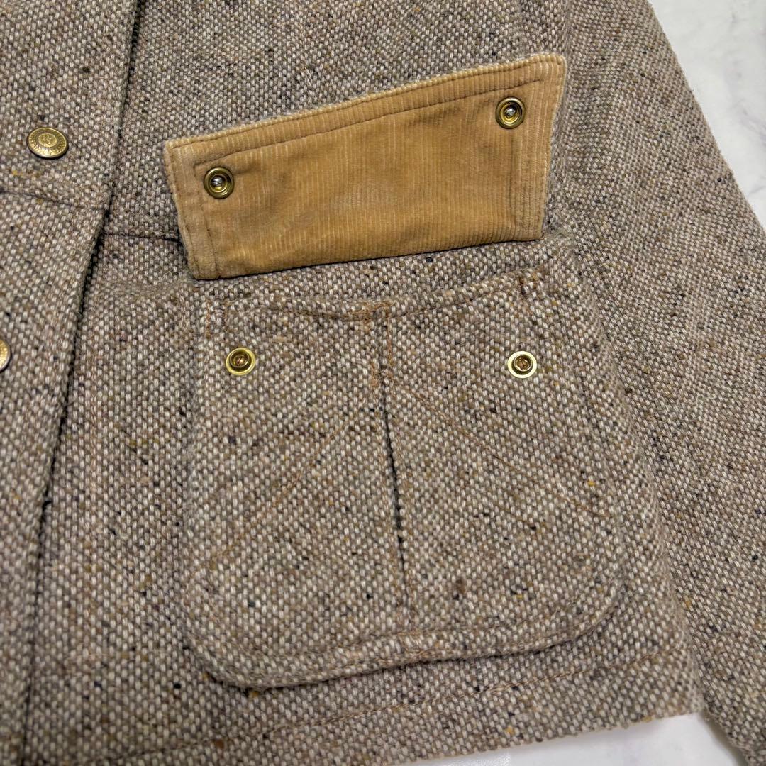 オールドラルフローレン POLO JEANS ツイードジャケット L キルト裏地