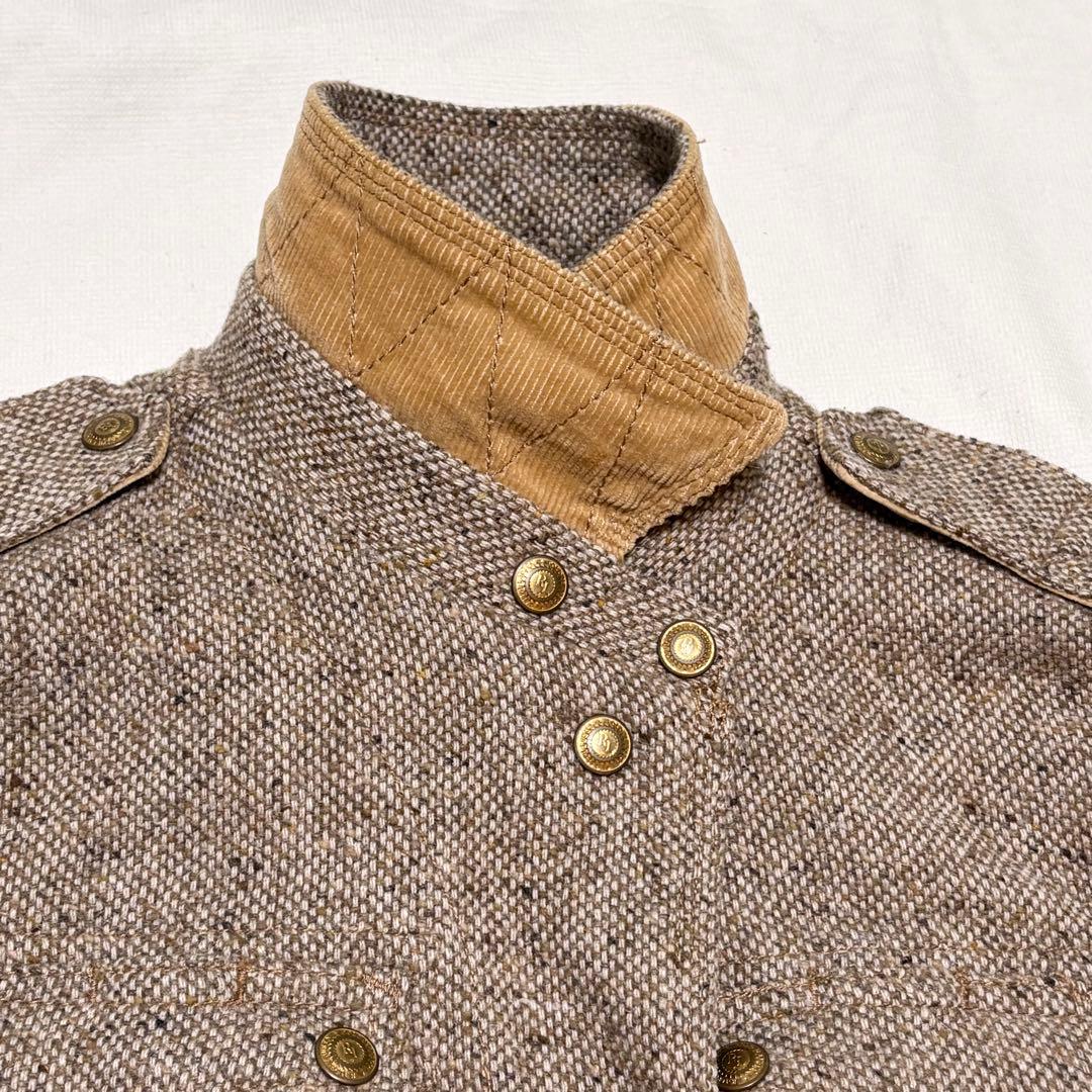 オールドラルフローレン POLO JEANS ツイードジャケット L キルト裏地