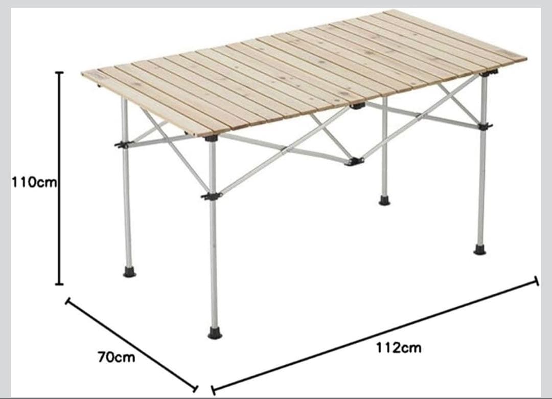コールマン(Coleman) テーブル ナチュラルウッドロールテーブル