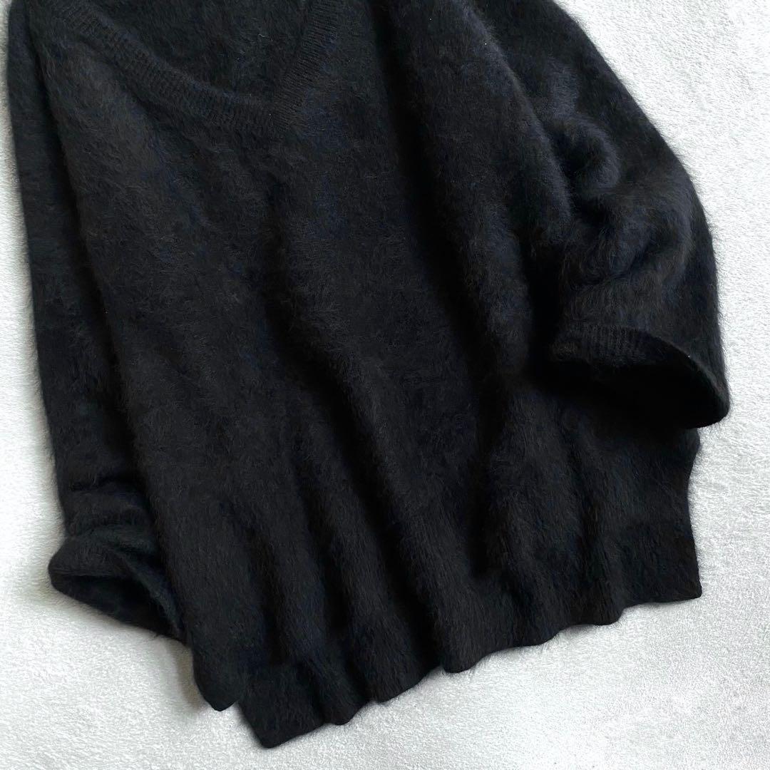 【ほぼ未使用✨】Deuxieme Classe ふわふわ　シャギーニット　黒