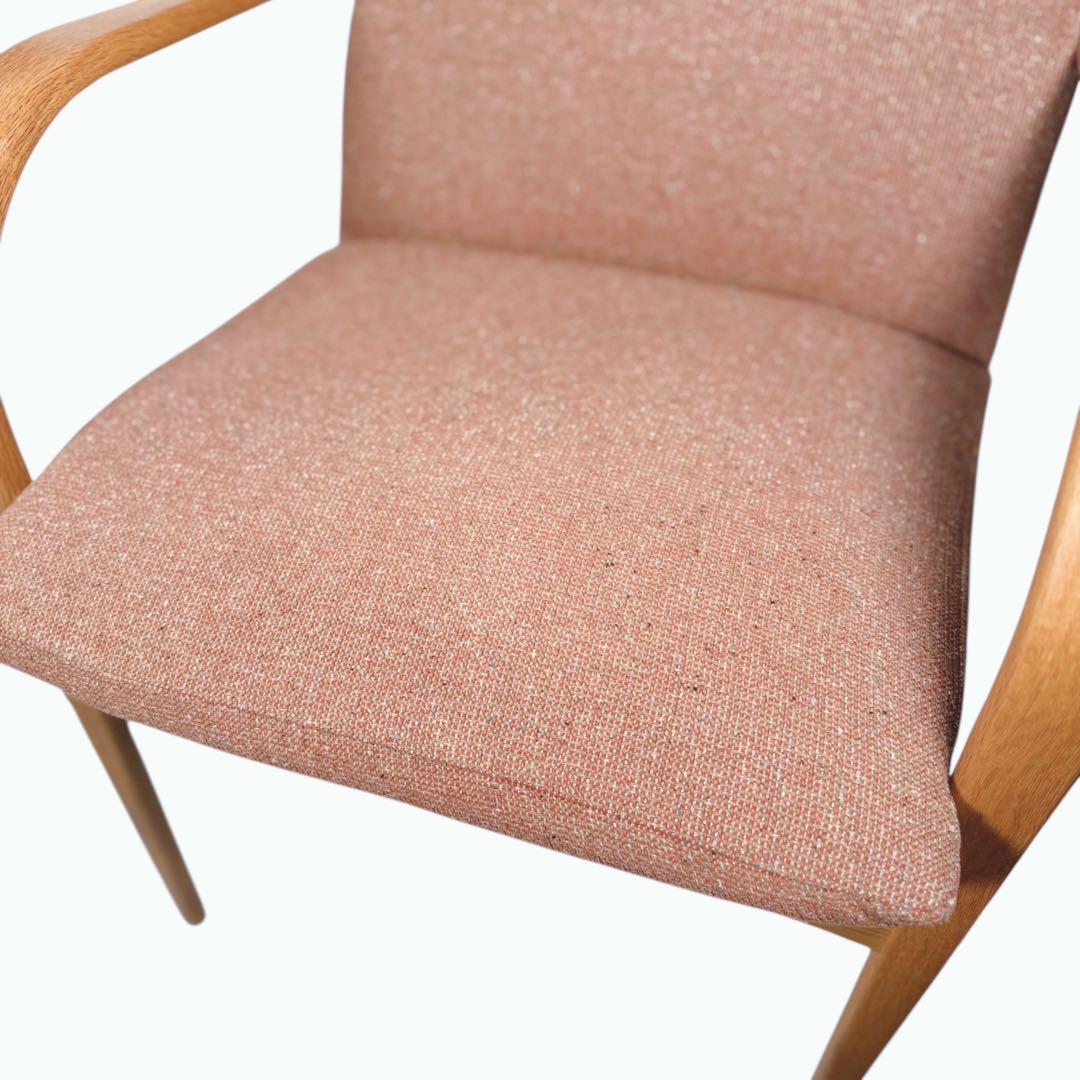 HR674 HIDA 飛騨産業　L-Chair アームチェア　肘付き　キツツキ