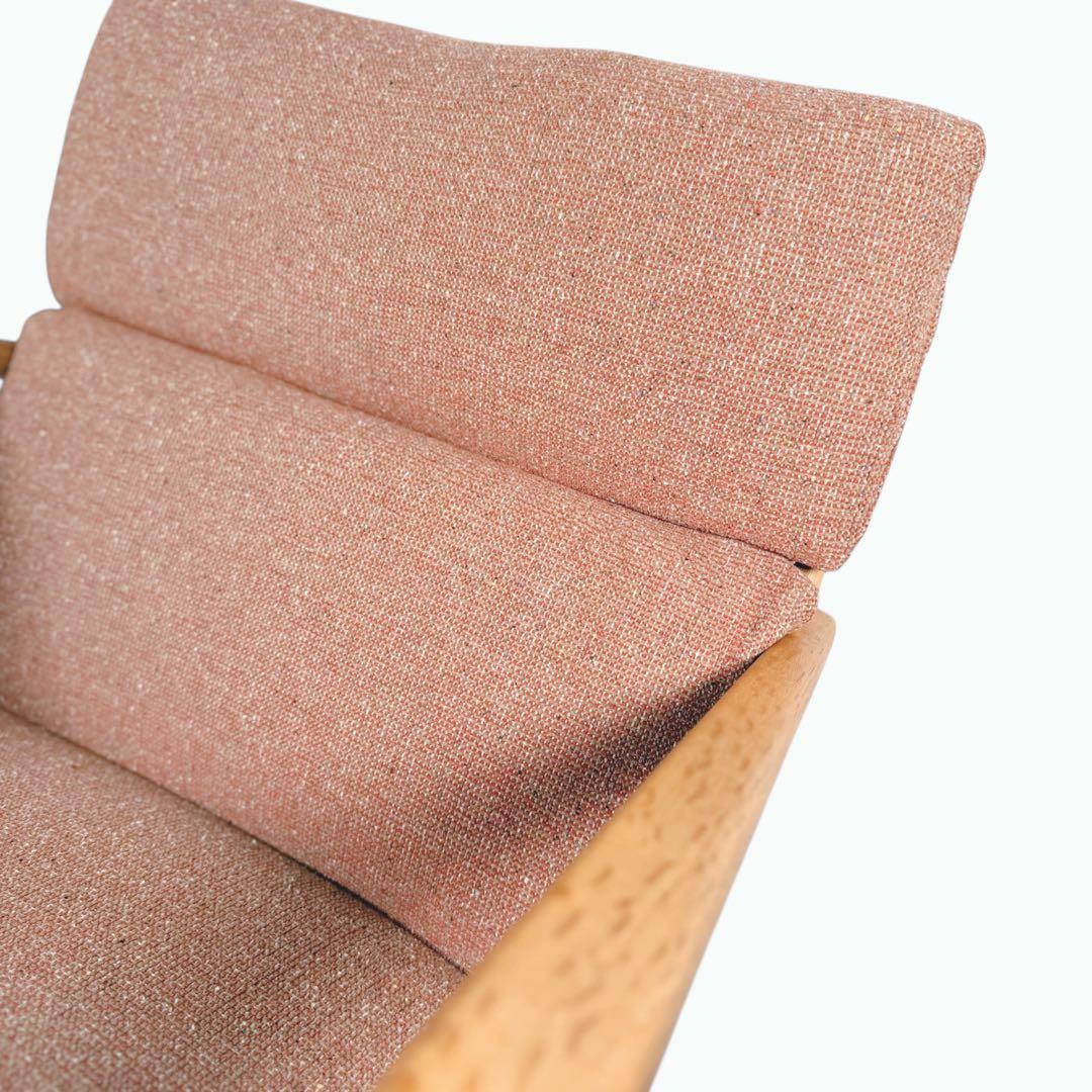 HR674 HIDA 飛騨産業　L-Chair アームチェア　肘付き　キツツキ