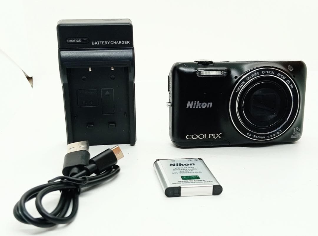 Nikon COOLPIX S6600 12倍光学ズーム デジカメ 充電器付き