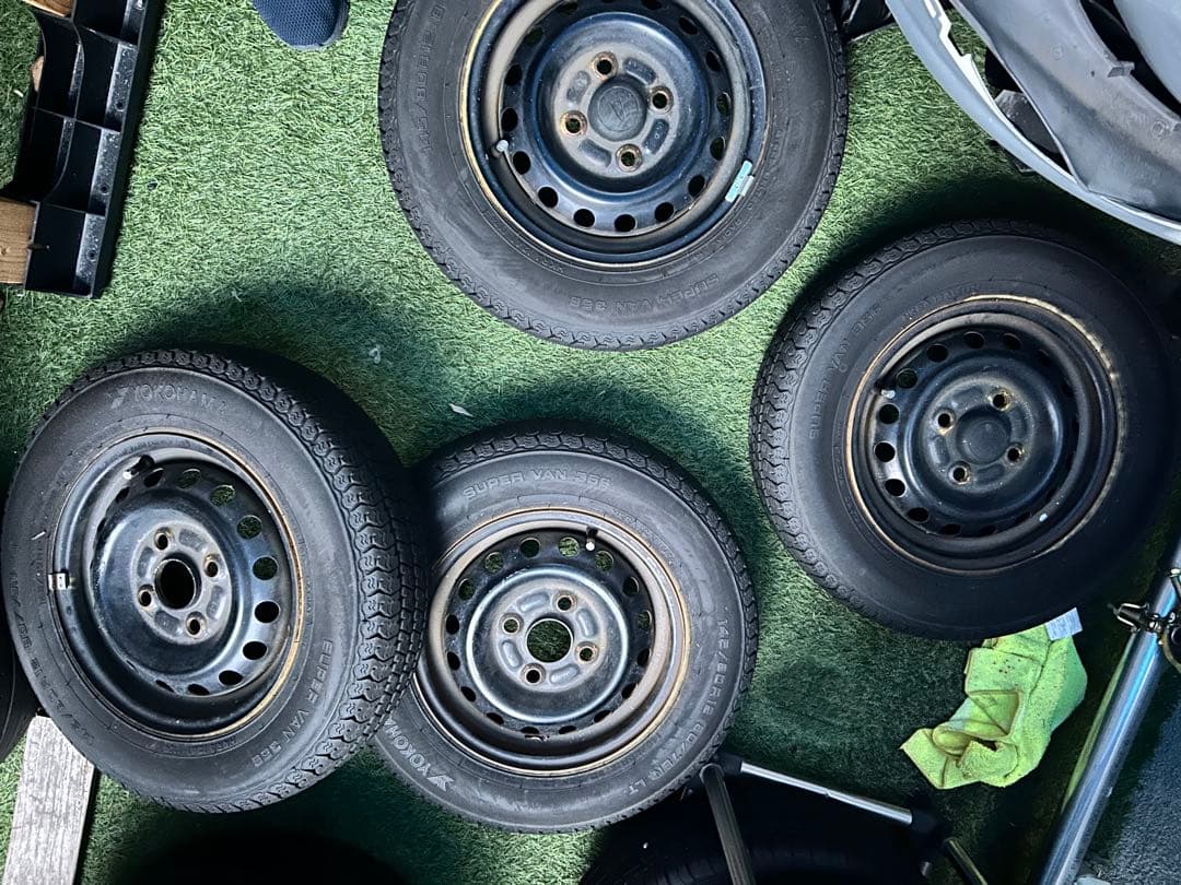 軽バン用 LTタイヤ＋鉄ホイール 4本セット