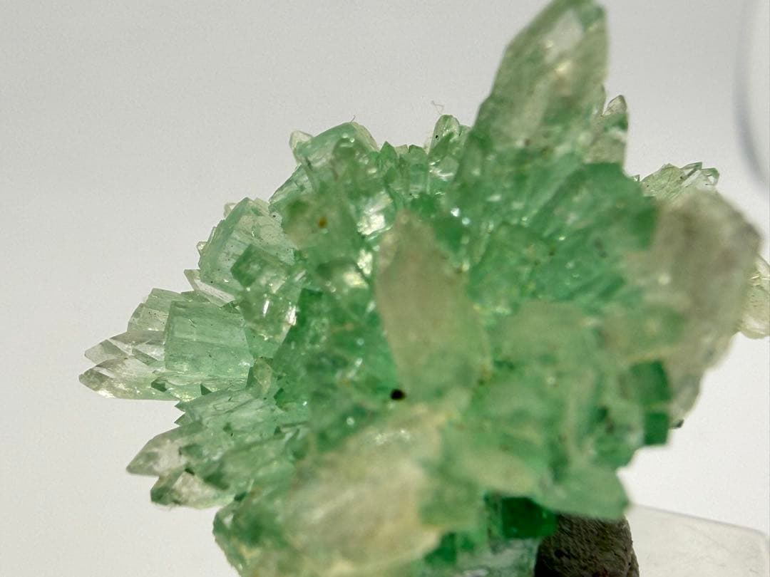 インド産　グリーンアポフィライト　鉱物標本