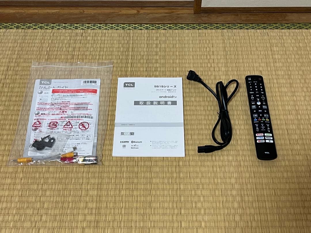 【ジャンク】TCL 40V型 液晶テレビ 2K スマートテレビ 40S515