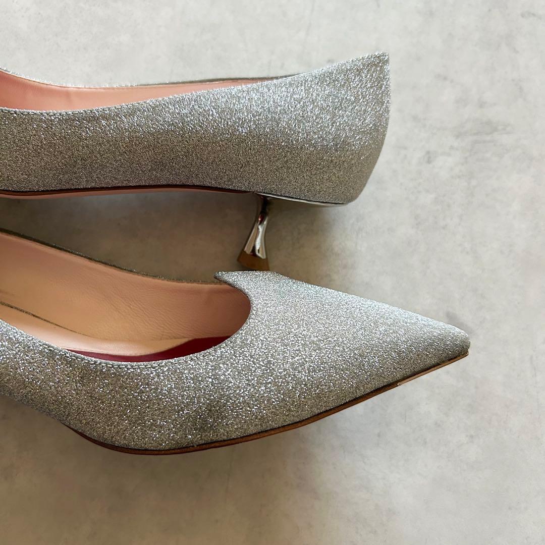 ロジェヴィヴィエ銀 35 1/2 23cm アイラブヴィヴィエ グリッターハート